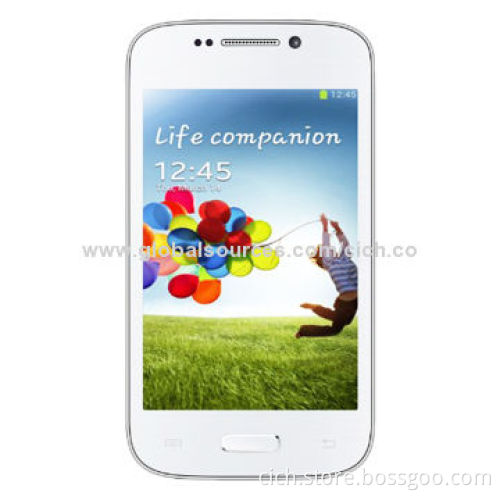 4.3-inch 2G/3G Smartphone, MTK6572 Dual-core/Android 4.1 OS/Dual-SIM/Camera/BT/GPS, White